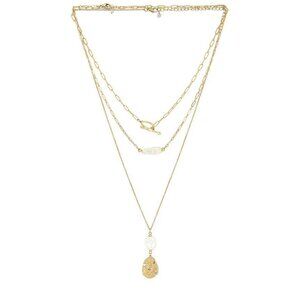 8 Other Reasons Maritime Necklace in Gold New Womens 3 Chains